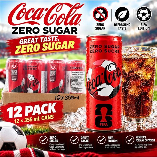 Coke Zero 12 x 355ml Cans