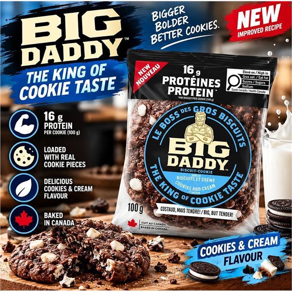 Big Daddy Oatmeal Cookie 8x100g