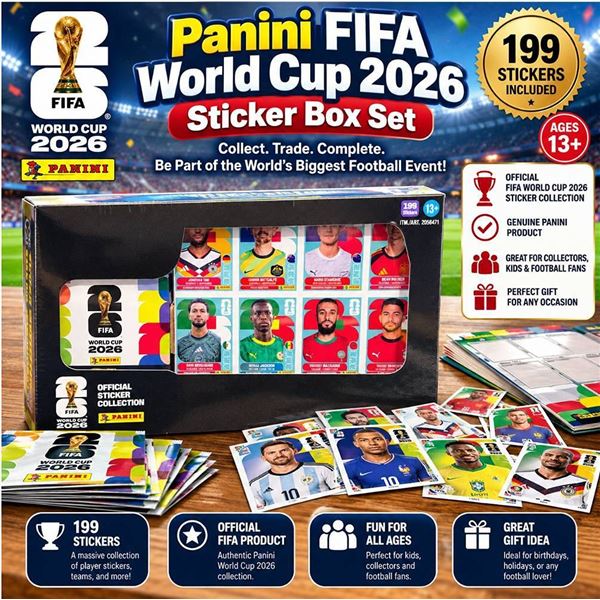 Panini FIFA World Cup 2026 Sticker Box Set