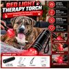 Image 1 : Red Light Therapy Torch Pen Black Rechargeable