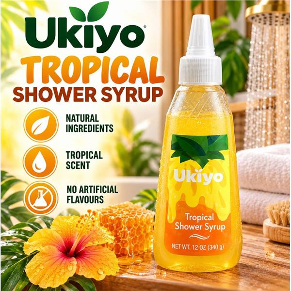 Allkinds Tropical Shower Syrup 340ml x 6
