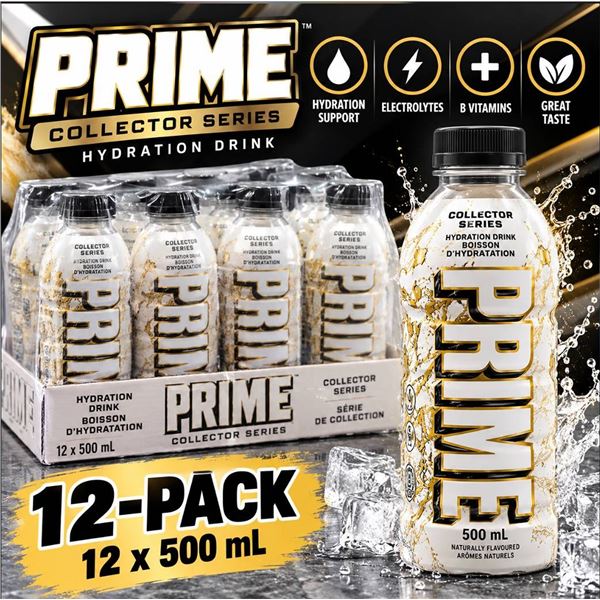 Prime Collector Series 12-Pack Hydration Drink x 500ml