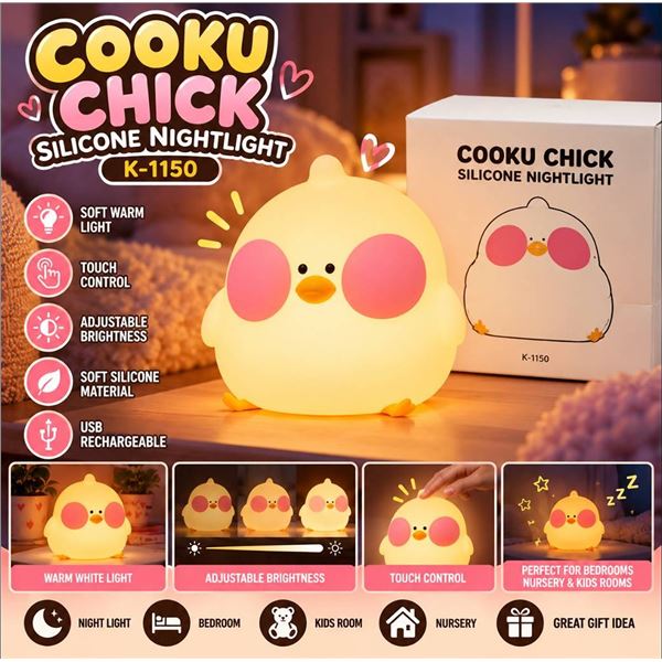 Cooku Chick Silicone Nightlight K-1150