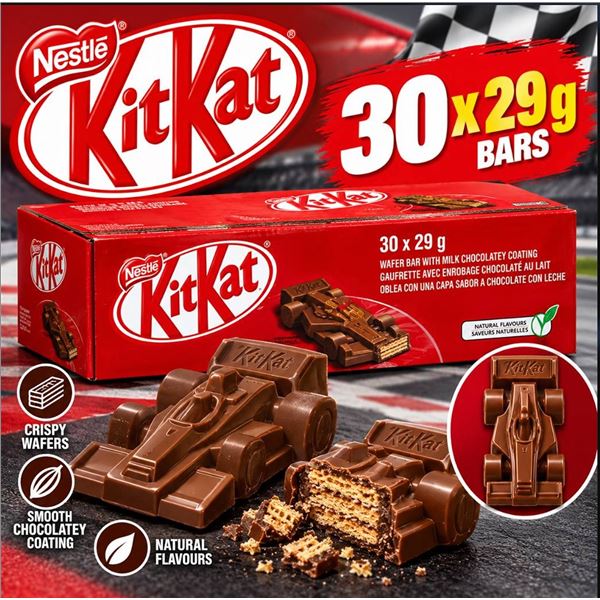 KitKat F1 Milk Chocolate Bars 30x29g Box