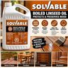 Image 1 : Solvable Boiled Linseed Oil 3.78L Jug