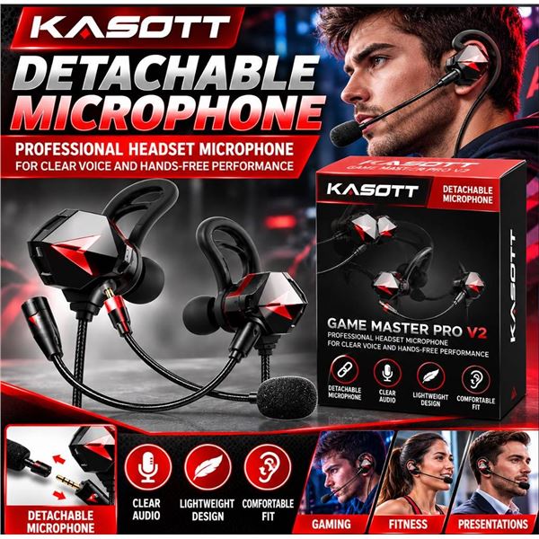 Kasott Gamemaster Pro V2 Gaming Earbuds