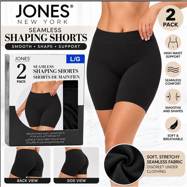 Jones New York L/G 2-Pack Slip Shorts
