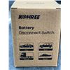 Image 2 : Kohree HY1620 Battery Disconnect Switch Kit