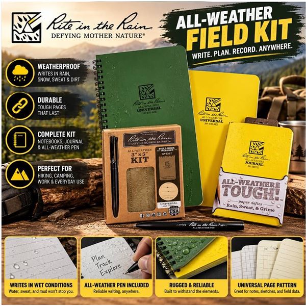 Rite In The Rain All-Weather Journals & Kit