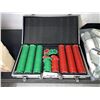 Image 2 : Poker Chip Set in Metal Carrying Case