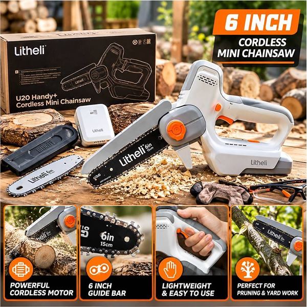 Litheli U20 Handy+ Cordless Mini Chainsaw