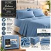Image 1 : Comfy Sheets 4-Piece King Microfiber Sheet Set