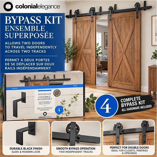 Colonial Elegance Bypass Kit for 2 Doors
