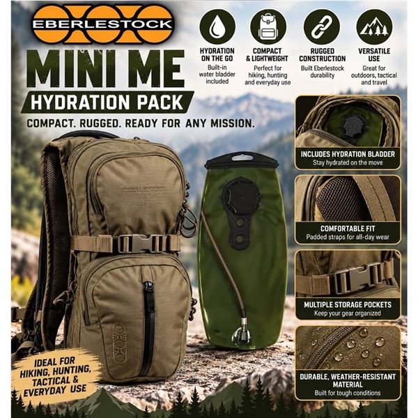 Eberlestock Mini Me Hydro Pack Color - Military Green