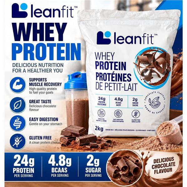 Leanfit Whey Protein Chocolate Flavour 2kg