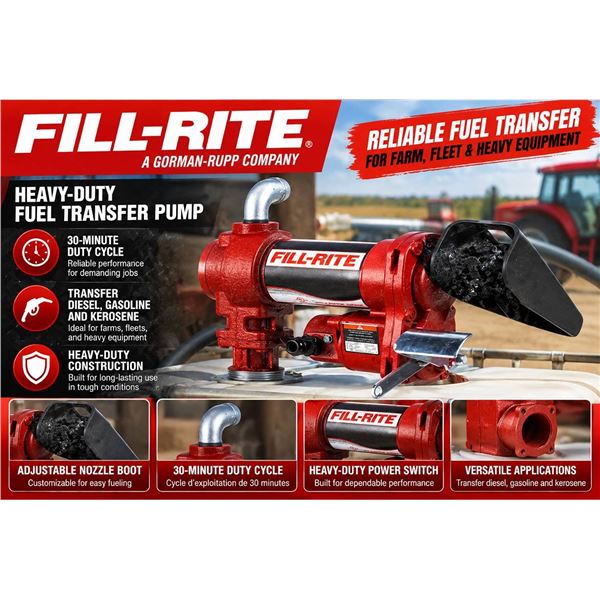 Fill-Rite Heavy-Duty Fuel Transfer Pump