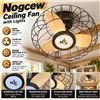 Image 1 : Nogcew Ceiling Fan With Lights, Caged Design