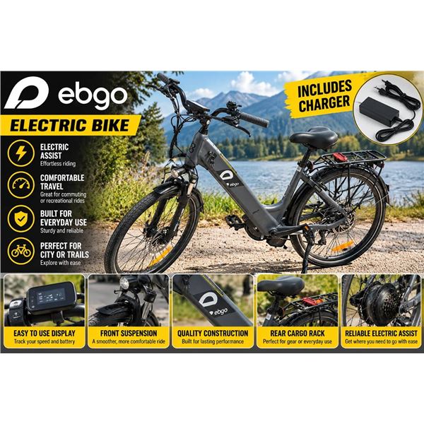 Ebgo Electric Bike With Battery And Charger And Keys