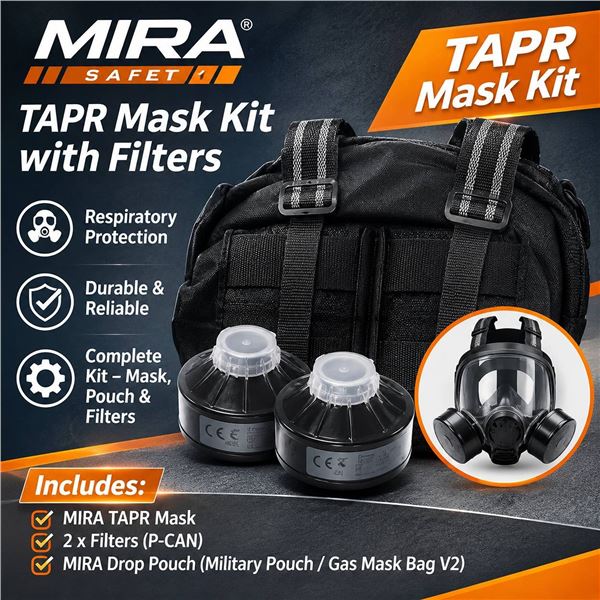 MIRA Safety TAPR Mask Kit With Filters