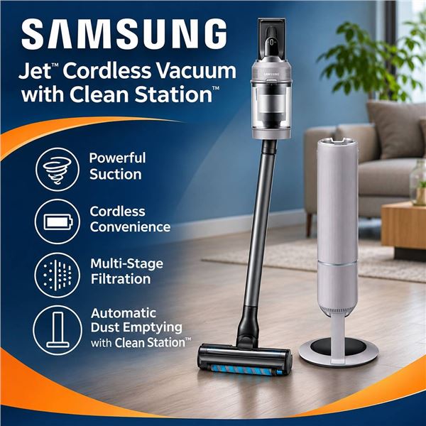 Samsung Bespoke Jet Lite Vacuum Pebble Gray