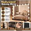 Image 1 : Hollywood Makeup Mirror With 15 Bulbs
