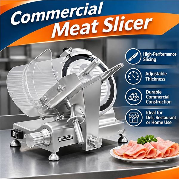 Eurodib Stainless Steel Meat Slicer Electric