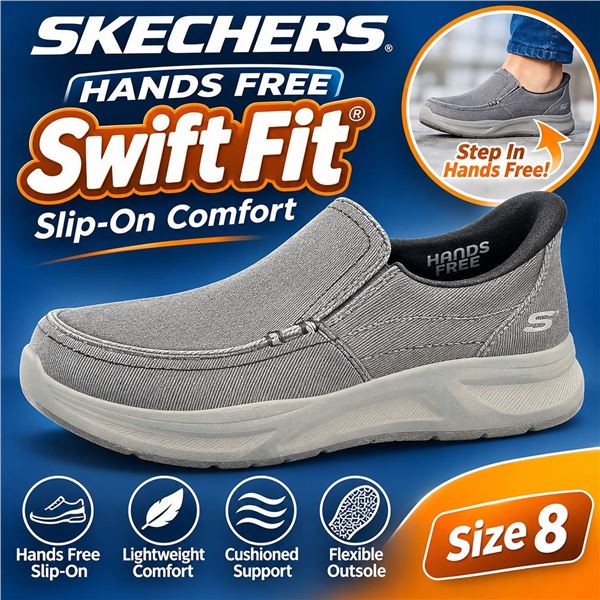 Skechers Swift Fit Black Shoes Size 8