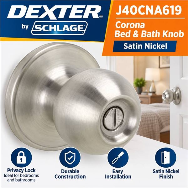 Schlage Privacy Lock J40CNA619 Lot Of 8 New