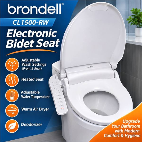 Brondell CL1500-RW Electronic Bidet Seat