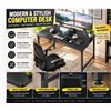 Image 1 : Cubcubi Computer Desk with Shelves 47 Inch