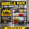 Image 1 : Gorilla Rack 5-Tier Industrial Rack 3000 lb