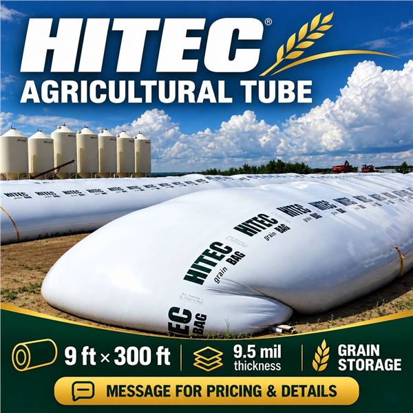HITEC Agricultural Tube 9x300ft 9.5mil 406lb