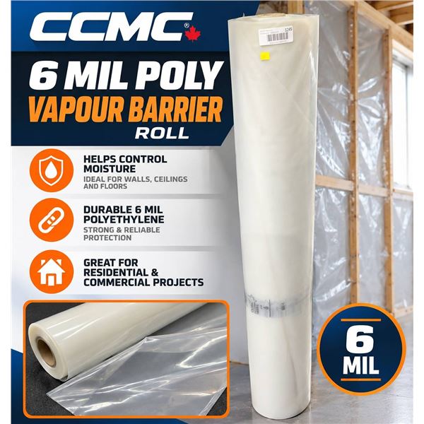 CCMC 6 Mil Poly Vapour Barrier Roll