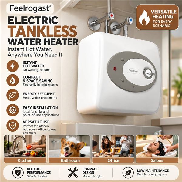 Feelrogast Electric Tankless Water Heater