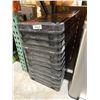 Image 2 : Maxit 5-Level Plastic Shelving Unit, 500 lb Cap