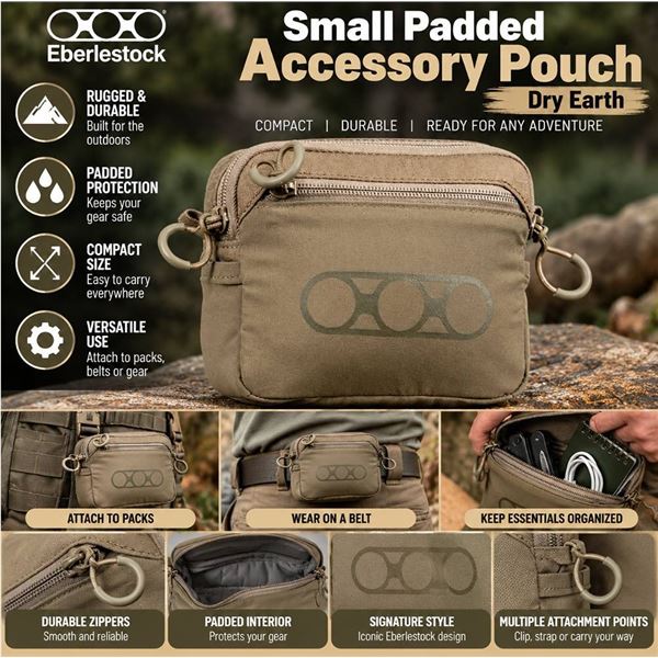 Eberlestock Small Padded Accessory Pouch Dry Earth