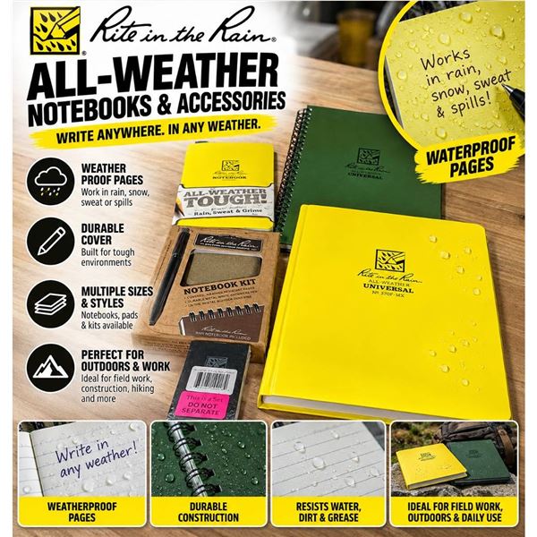 Rite in the Rain All-Weather Notebook Set