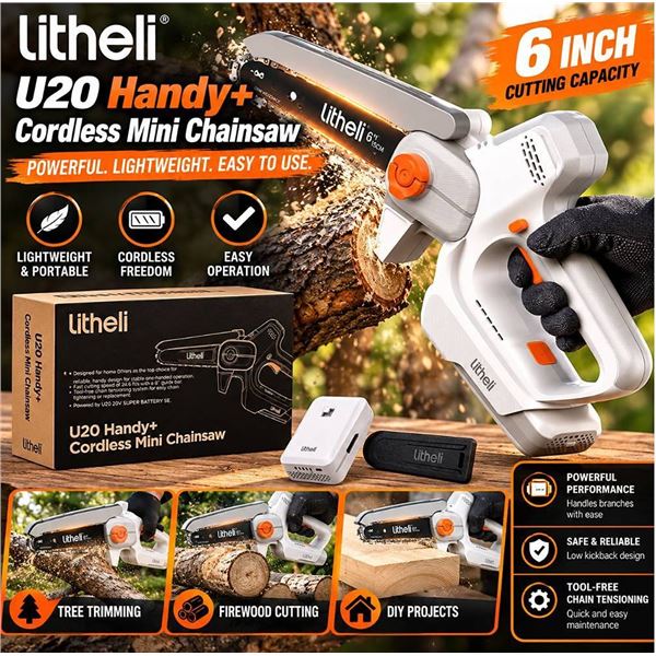 Litheli U20 Handy+ Cordless Mini Chainsaw