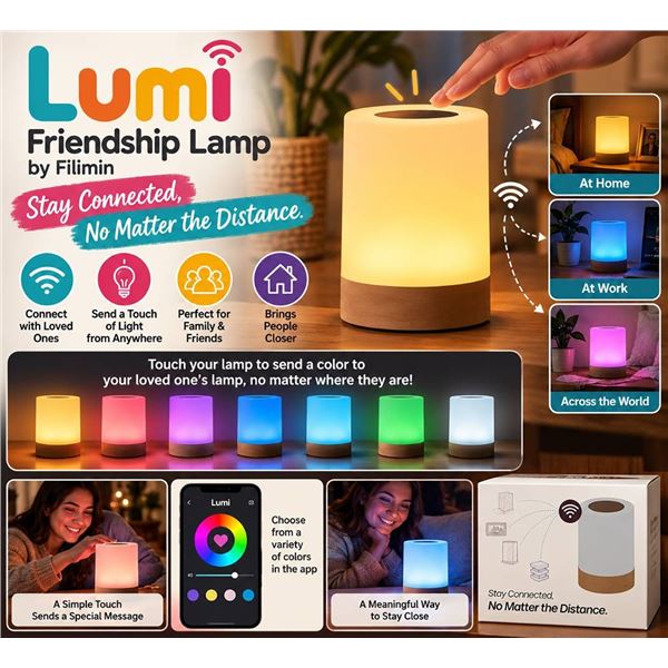 Lumi 2 pack Friendship Lamp by Filimin