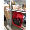 Image 2 : Steel Wheelbarrow 6 Cu Ft Red Tray Kit