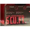 Image 4 : Steel Wheelbarrow 6 Cu Ft Red Tray Kit