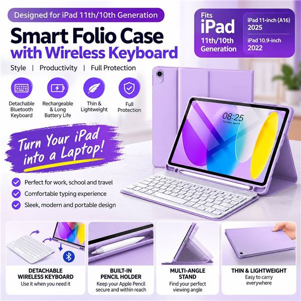 3 Smart Keyboard Cases for iPad 10th Gen