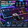 Image 1 : Delong MK-500 Wireless Keyboard Mouse Set