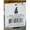 Image 5 : Polyresin Solar Gnome Birdfeeder 14 Inch