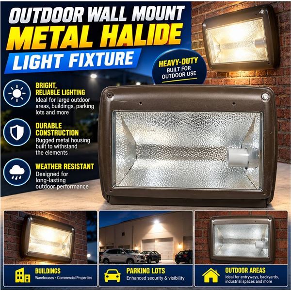 Outdoor Wall Mount Metal Halide Light Fixture