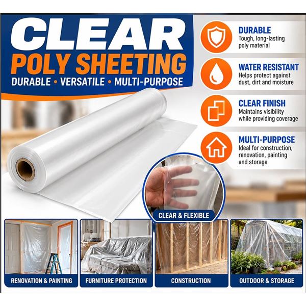 Balcan Vapour Barrier Roll Plastic Sheeting
