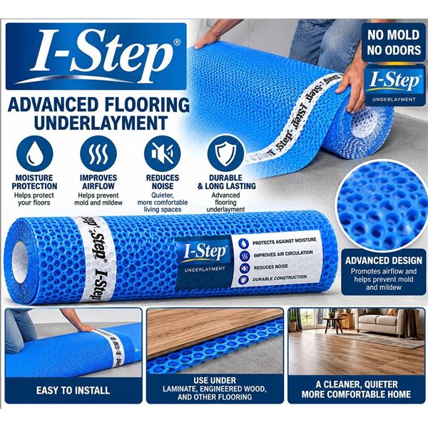 DMX 1-STEP 2.0 Advanced Vapor Barrier Underlayment 42x29in 100sqft