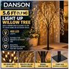 Image 1 : Danson Decor 5.6ft Light-Up Willow Tree, 400 LED