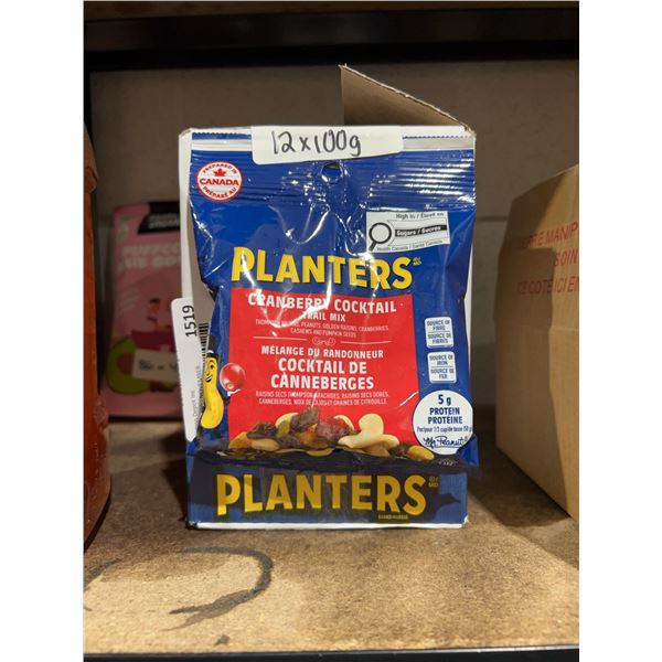 Planters Cranberry Cocktail Trail Mix 100g x12