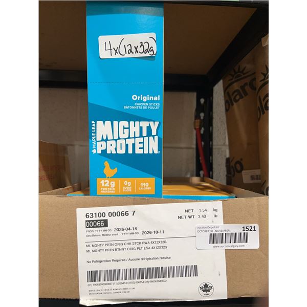 Maple Leaf Mighty Protein Chicken Sticks 4x12x32g